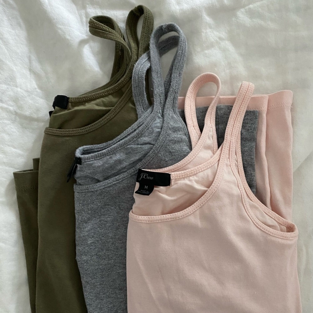 Three J Crew Tanks